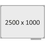 Доска школьная одноэлементная магнитная (маркер), 2500х1000 мм. полимер