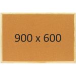 Доска одноэлементная пробковая, 900х600 мм.