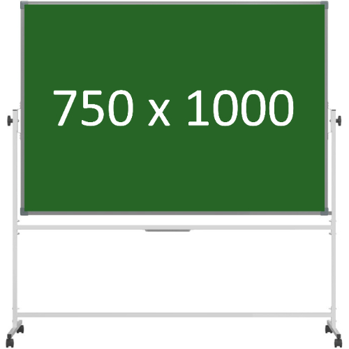 Доска 2-сторонняя поворотная передвижная магнитная (мел), 750х1000 мм. эмаль Доска 2-сторонняя поворотная передвижная магнитная (мел), 750х1000 мм. эмаль