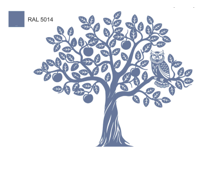 Декоративный элемент "Дерево" (наклейка)