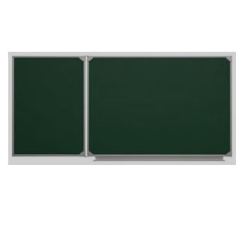 Доска школьная двухэлементная магнитная (мел+маркер), 2250х1000 мм. полимер, лев. Доска школьная двухэлементная магнитная (мел+маркер), 2250х1000 мм. полимер, лев.